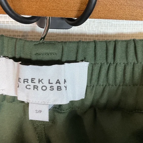Derek Lam 10 Crosby Knit Front Seam Forest Green Jogger Pants Small - Picture 4 of 11